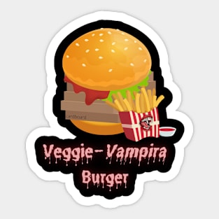 Vampira's favorite sandwich Sticker